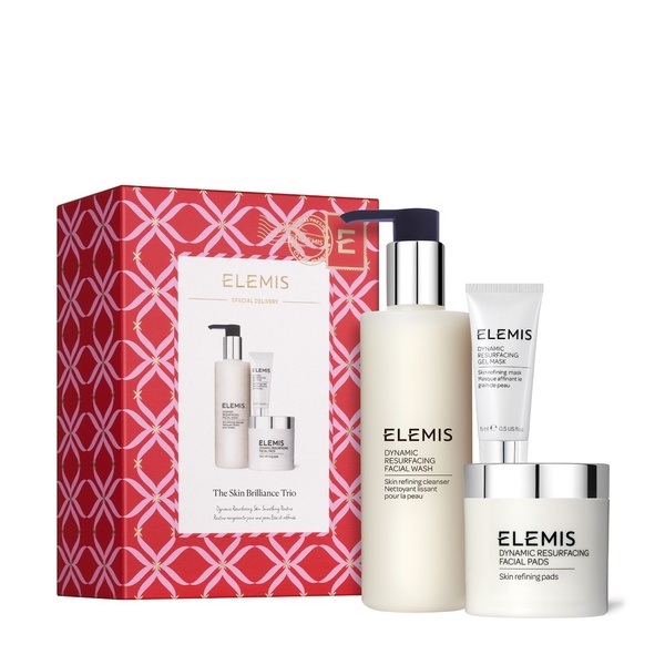 Подарункове тріо для сяяння та шліфовки шкіри ELEMIS The Skin Brilliance Trio Dynamic Resurfacing Skin Smoothing Routine 80213 фото