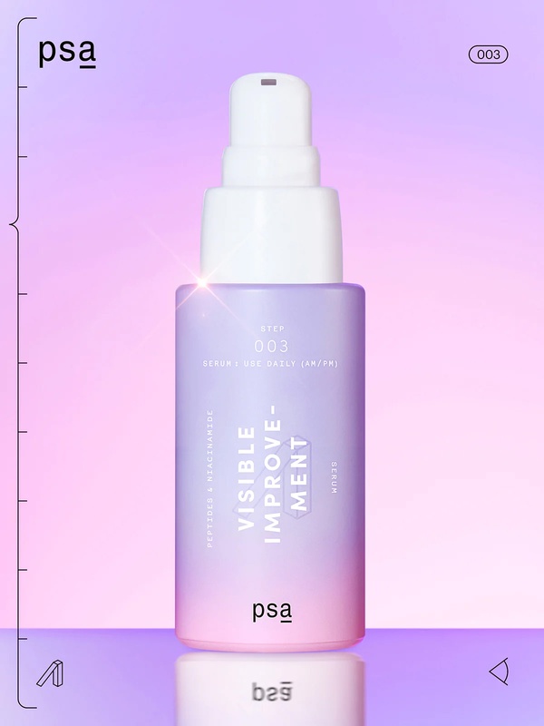 Сироватка з пептидами та ніацинамідом PSA Visible Improvement Peptides & Niacinamide Serum, 30 мл 454252543543 фото