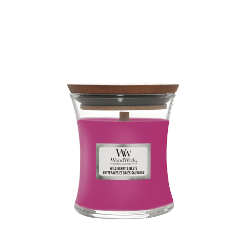 Ароматична свічка з ароматом буряка, ягід та апельсину Woodwick Mini Wild Berry & Beets 85 г 1632284E фото