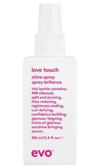 Спрей-блиск для волосся [флііірт] Evo Love Touch Shine Spray Уцінка, 100 мл 5687898 фото