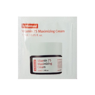 Вітамінний крем для обличчя з екстрактом обліпихи By Wishtrend Vitamin 75 Maximizing Cream, 1.5 мл 6470696 фото