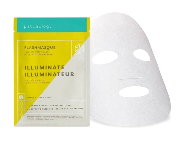 Маска для сяйва шкіри FlashMasque® Illuminate 5 Minute Sheet Mask Patchology, 2 шт PAT0014 фото