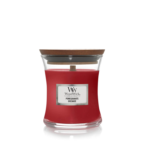 Ароматична свічка з ароматом граната і смородини Woodwick Mini Pomegranate, 85 г 1725453E фото