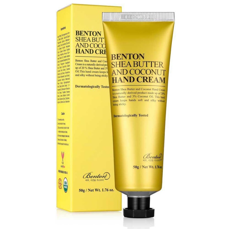 Крем для рук з маслом ши та кокосом Benton Shea Butter and Coconut Hand Cream, 50 мл 8809540510213 фото