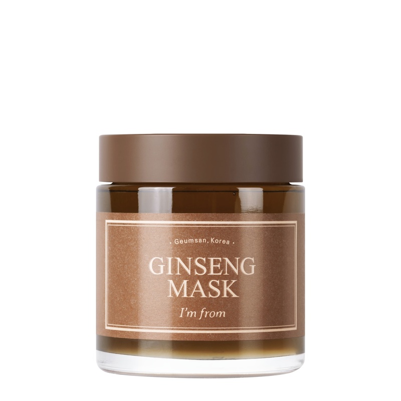 Відновлююча маска для обличчя з екстрактом женьшеню I'm from Ginseng Mask, 120 мл 8809187048537 фото