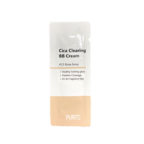 BB-крем з центеллою PURITO Cica Clearing BB Cream #15 Rose Ivory, 1 г 1202789 фото