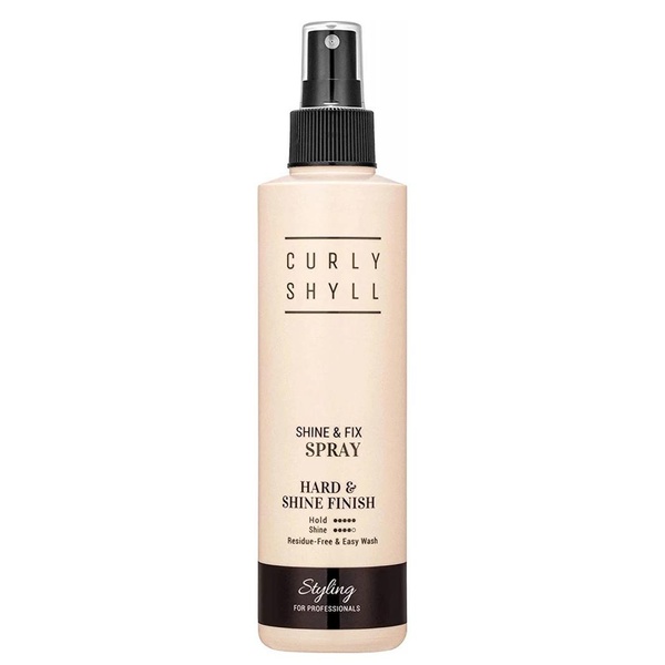 Фіксуючий спрей для волосся CURLY SHYLL Shine & Fix Spray, 240 мл 8809627790453 фото