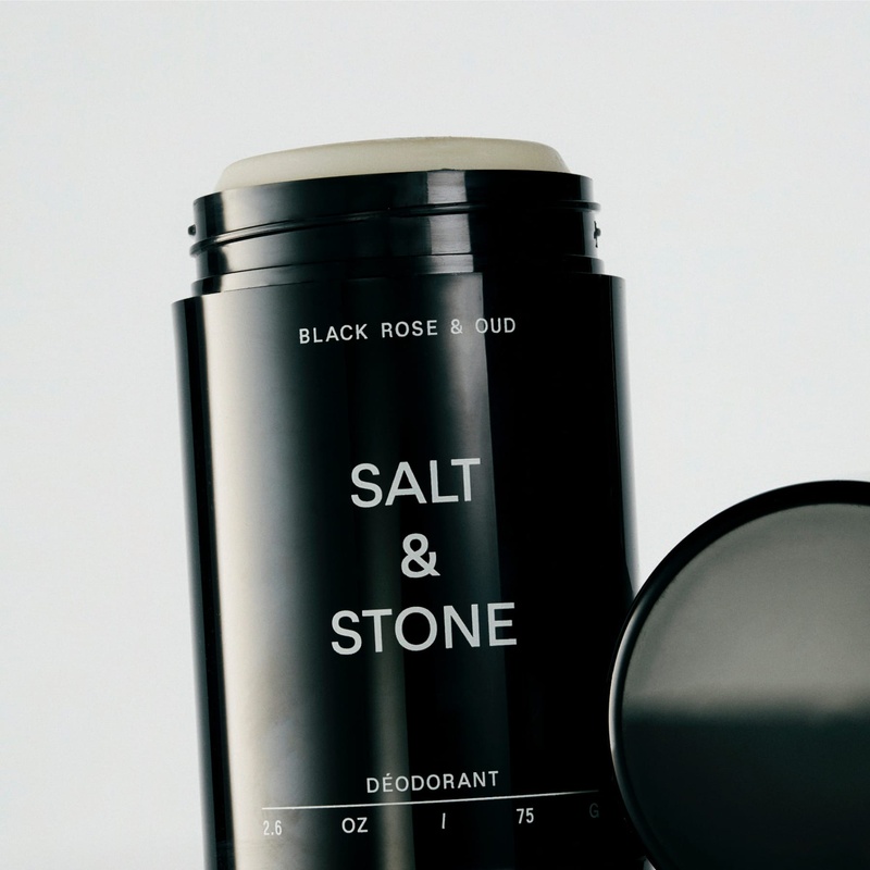 Натуральний дезодорант з ароматом чорної троянди та уда Salt & Stone Natural Deodorant Black Rose & Oud - Formula № 1, 75 г 711221983477 фото