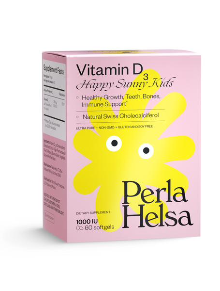 Вітамін Dз 1000 UI, 60 капсул Perla Helsa Vitamin D3 1000 UI Happy Sunny Kids Dietary Supplement 4820225140178 фото