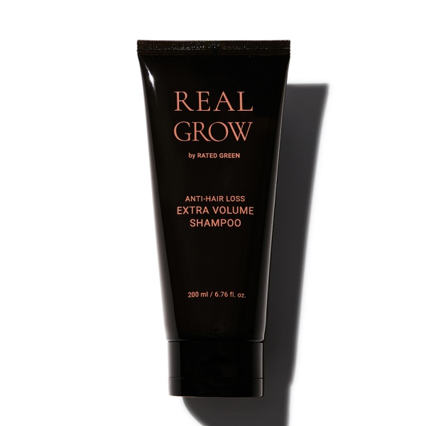 Шампунь для об'єму волосся і профілактики випадіння Rated Green Real Grow Anti Hair Loss Extra Volume Shampoo, 200 мл 8809514550436 фото