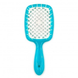 Гребінець для волосся Janeke 1830 Superbrush The Original Italian Turquoise-White 806060608950 фото