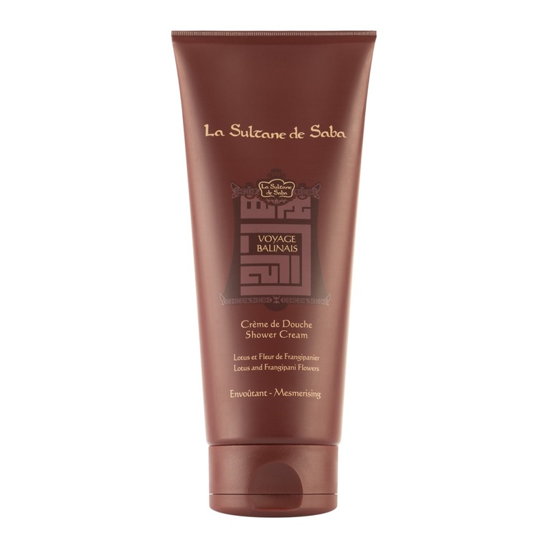 Крем для душу з ароматом лотосу та франжипані LA SULTANE DE SABA Balinais Shower Cream Lotus and Frangipani Flowers, 200 мл 3700448606877 фото