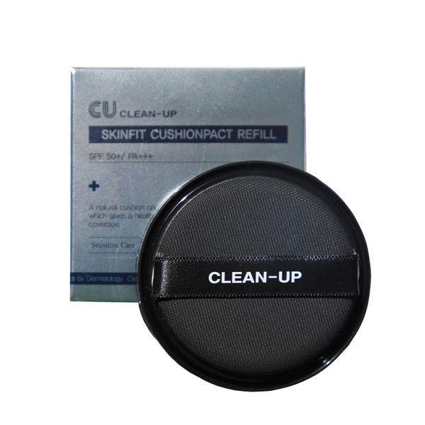 Змінний рефіл до кушону (21 тон Light Beige) CU SKIN Clean-Up Skinfit Cushion SPF 50+ PA+++, 15 г  8809207223029 фото