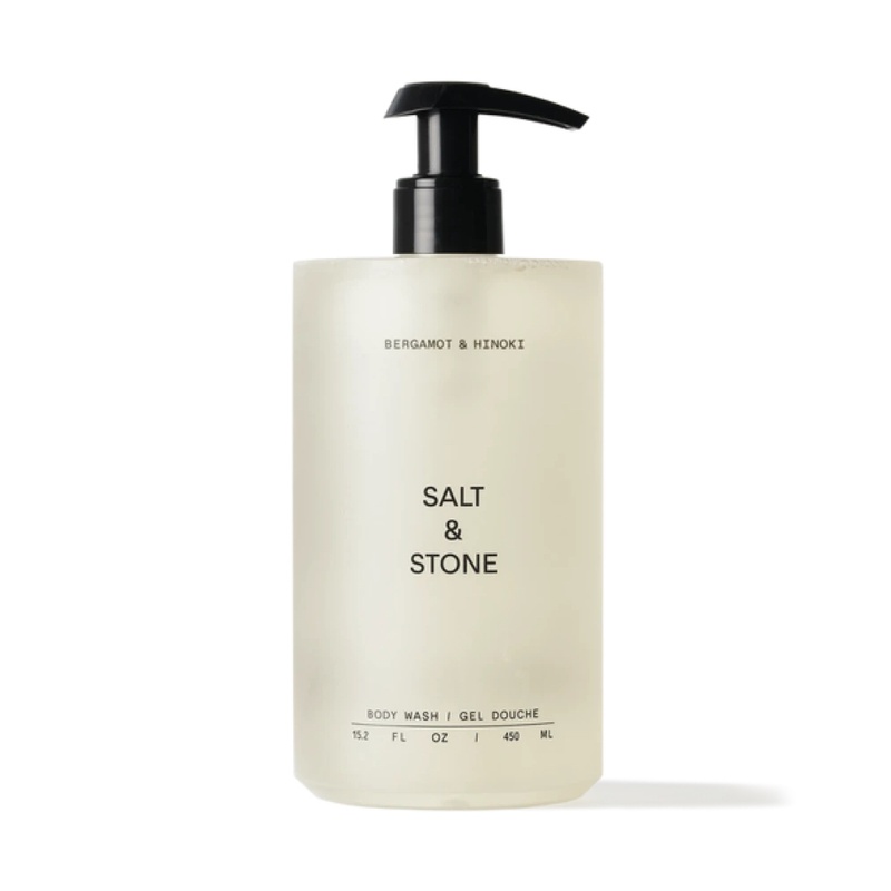 Антиоксидантний гель для душу з ароматом бергамоту та хінокі Salt & Stone Body Wash Bergamot & Hinoki, 450 мл 711221984603 фото