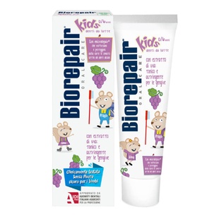 Дитяча зубна паста "Веселе мишеня" виноград BioRepair Kids 0-6 Grape, 50 мл 8017331071076 фото