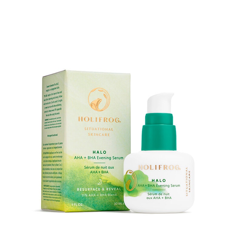 Нічна сироватка з кислотами HoliFrog Halo AHA+BHA Evening Serum, 30 мл 435435342342 фото