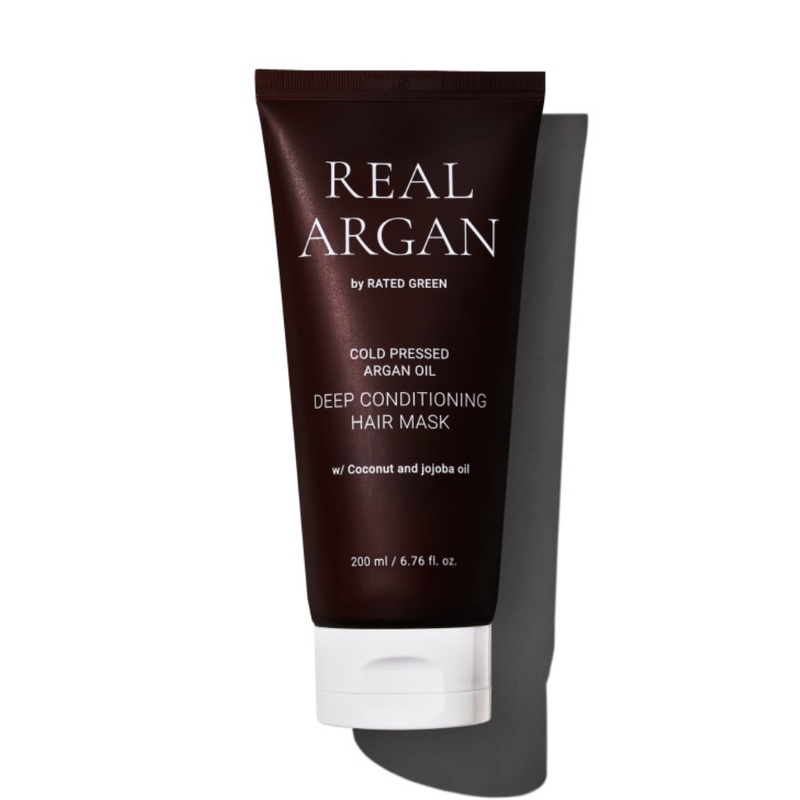 Глибоко кондиціонуюча маска з аргановою олією RATED GREEN Real Argan Deep Conditioning Hair Mask, 200 мл 8809514550719 фото